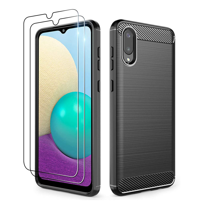 (2 Pack) Tempered Glass Screen Protector for Samsung Galaxy A02 (2 Pack) Tempered Glass Screen Protector for Samsung Galaxy A02